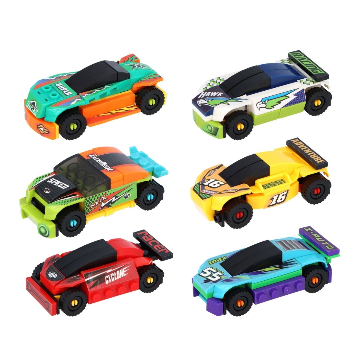 Sports Car Block Kit - Kids Party Craft