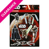 Star Wars Stickers Disney Characters High Quality A4 Pack Vinyl Decal Sheet - Kids Party Craft