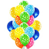 Stars Print Balloons Multicoloured (10 pack) - Kids Party Craft