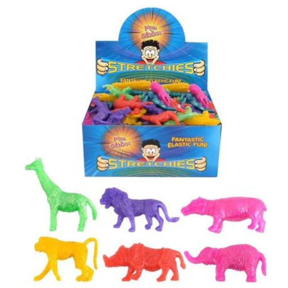 Stretch Jungle Animals (5-6cm) - Kids Party Craft