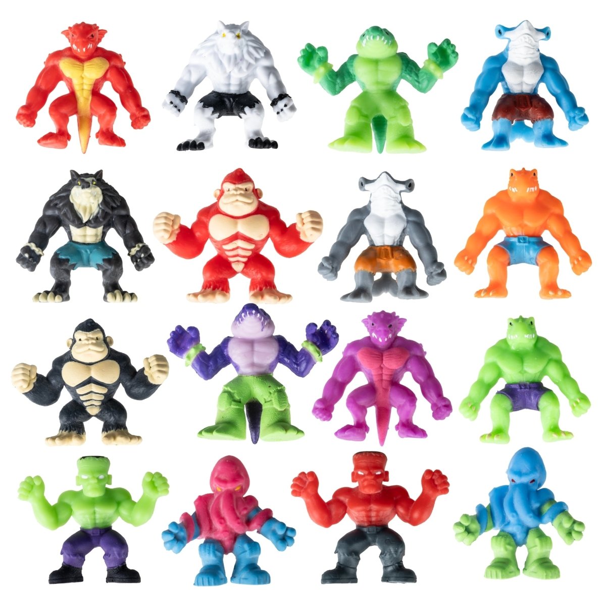 Stretch Mini Raptor Stretch Squad Minis Fidget Toy - Kids Party Craft | Kids Party Craft
