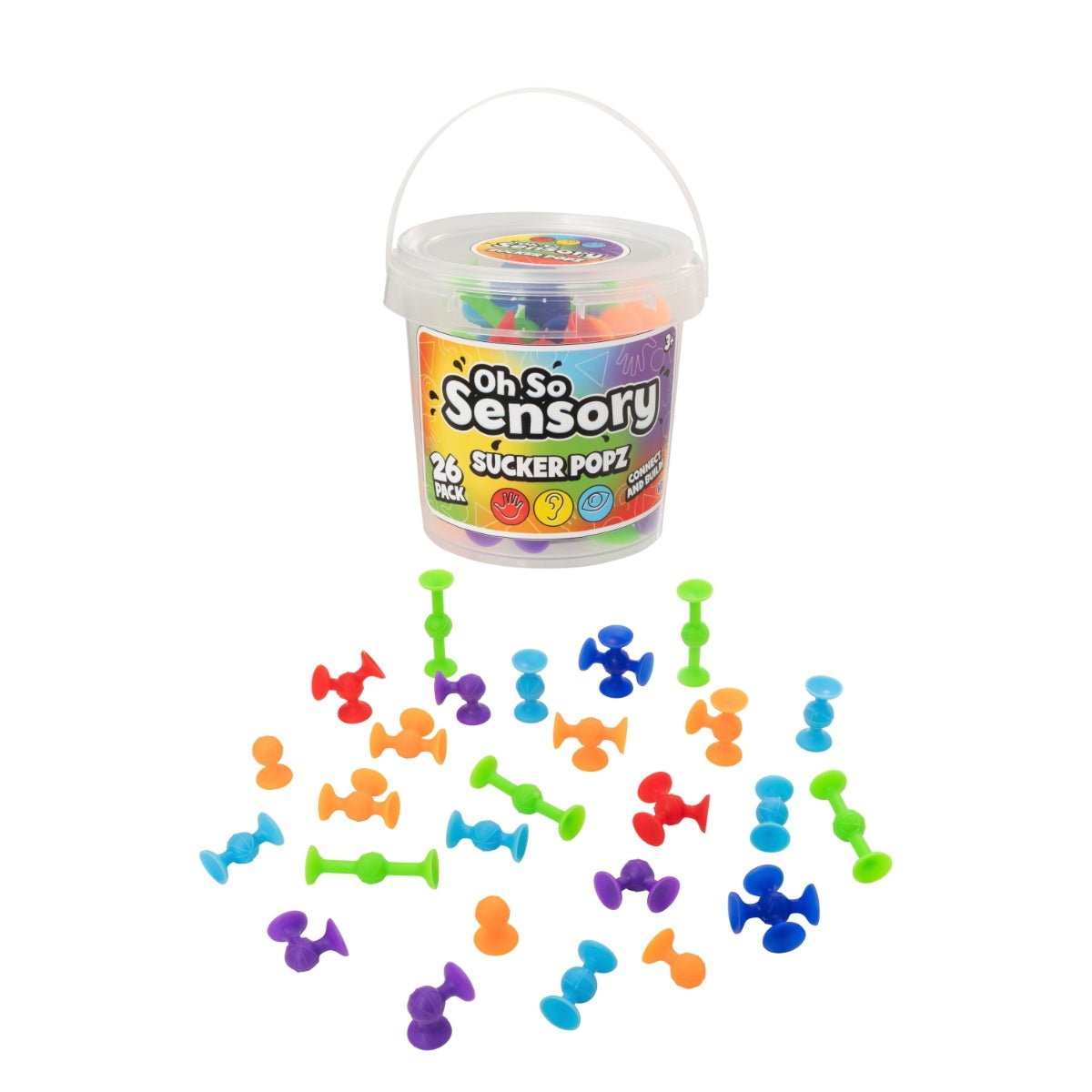 Sucker Popz 26 Piece Tub - Kids Party Craft