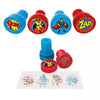 Super Hero Ink Stampers 3.5cm - Kids Party Craft