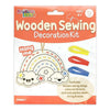 Super Rainbow Wooden Sewing Kit - Kids Party Craft
