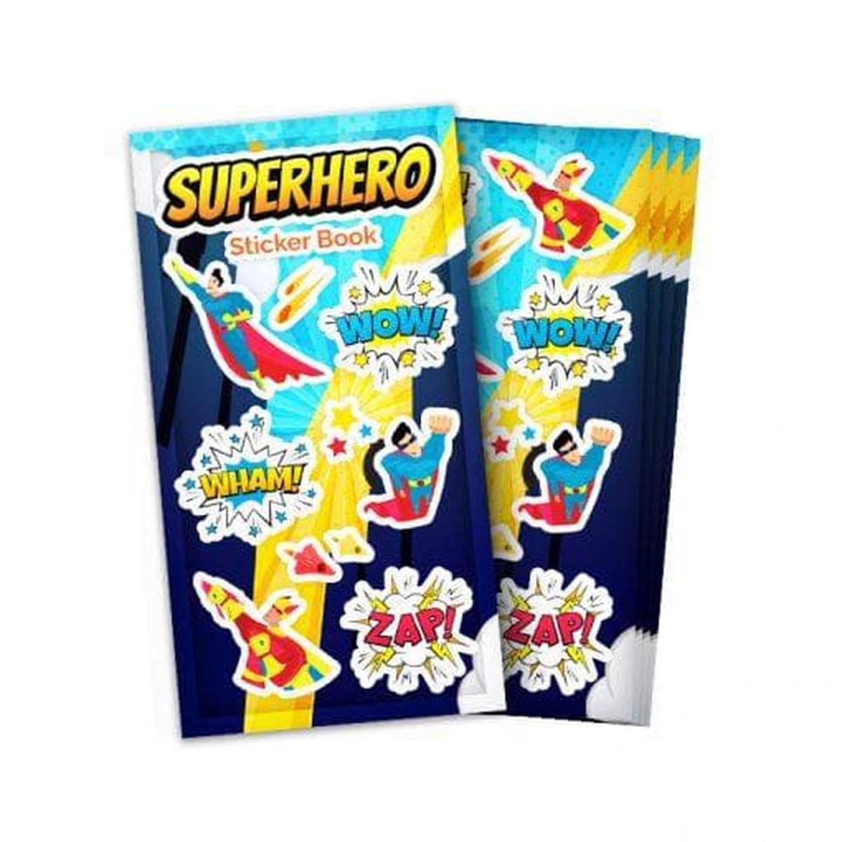 Super Generic Sticker Superhero Mini Sticker Book (12 Sheets) - Kids Party Craft – KPC