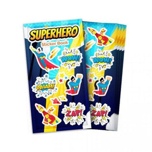 Superhero Mini Sticker Book (12 Sheets) - Kids Party Craft