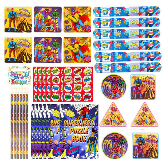 Superhero Party Bag Fillers Bundle 36 Pack