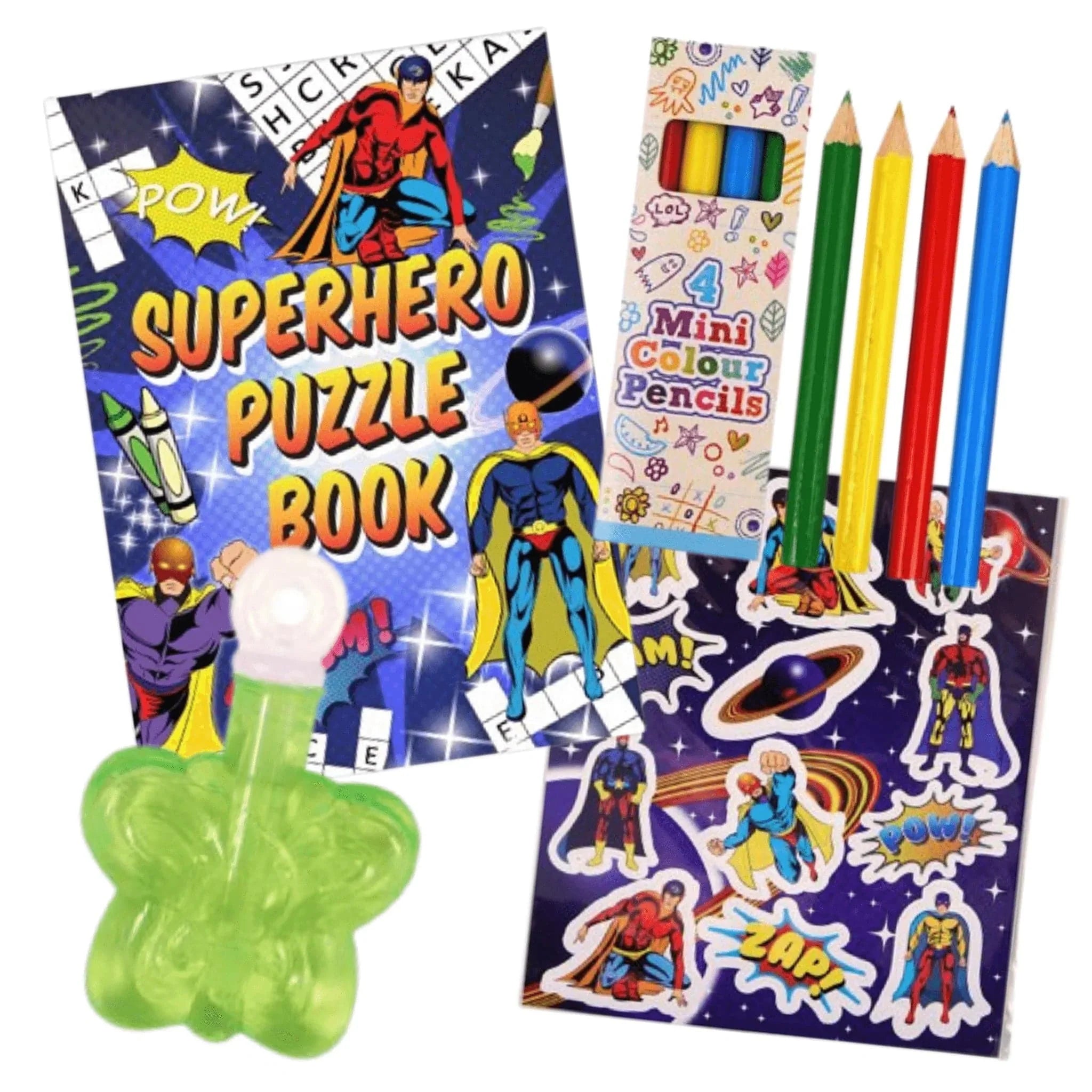 Superhero Themed Activity Pack - Kids Party Craft