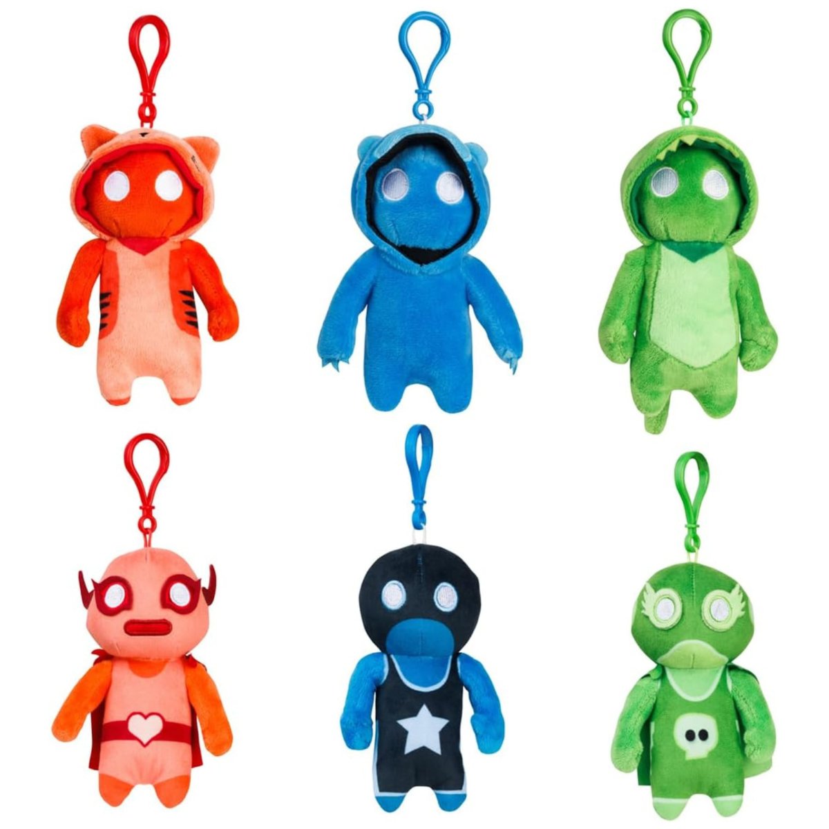 Toikido Gang Beasts Plush Clip On Toy 14cm - Kids Party Craft