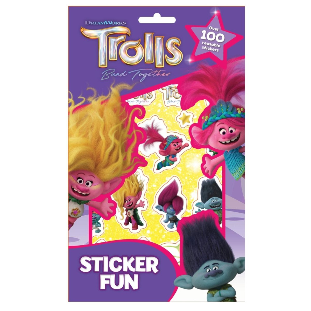 Sticker Fun Party Book Trolls Band Together Sticker Fun Sticker Book - Kids Party Craft | Kids ...