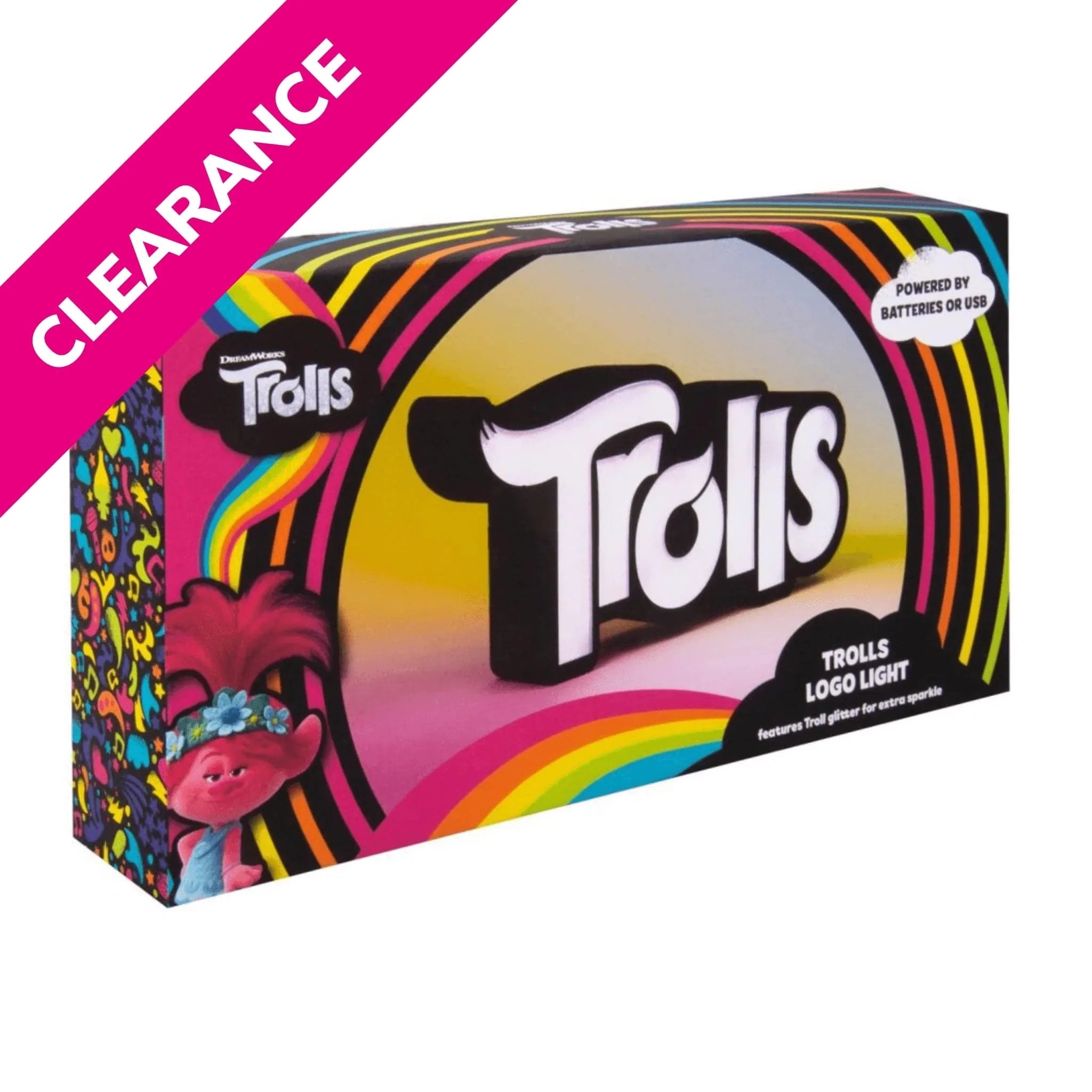 Trolls Logo Glow Light - Kids Party Craft