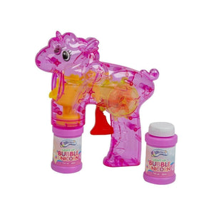 Unicorn Bubble Gun Light Up - Kids Party Craft