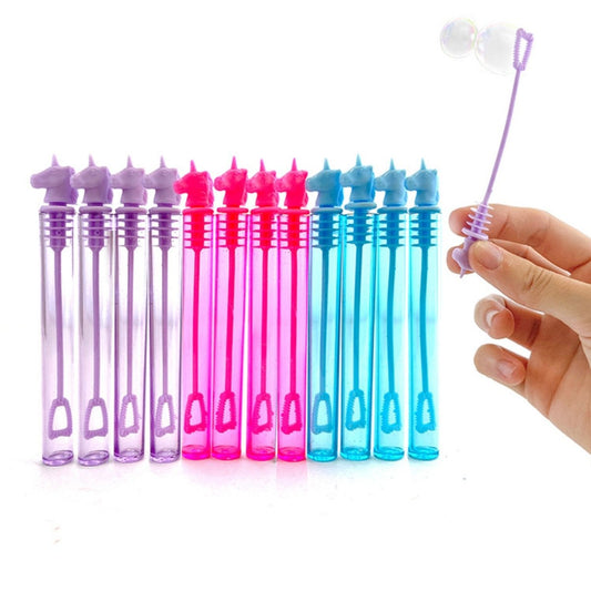Unicorn Bubble Tubes 12pcs - Kids Party Craft