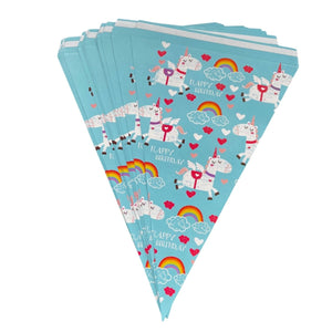 Unicorn Bunting 20pc - Kids Party Craft