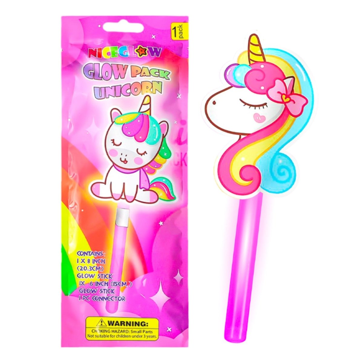 Unicorn Glow In The Dark Wand - Kids Party Craft