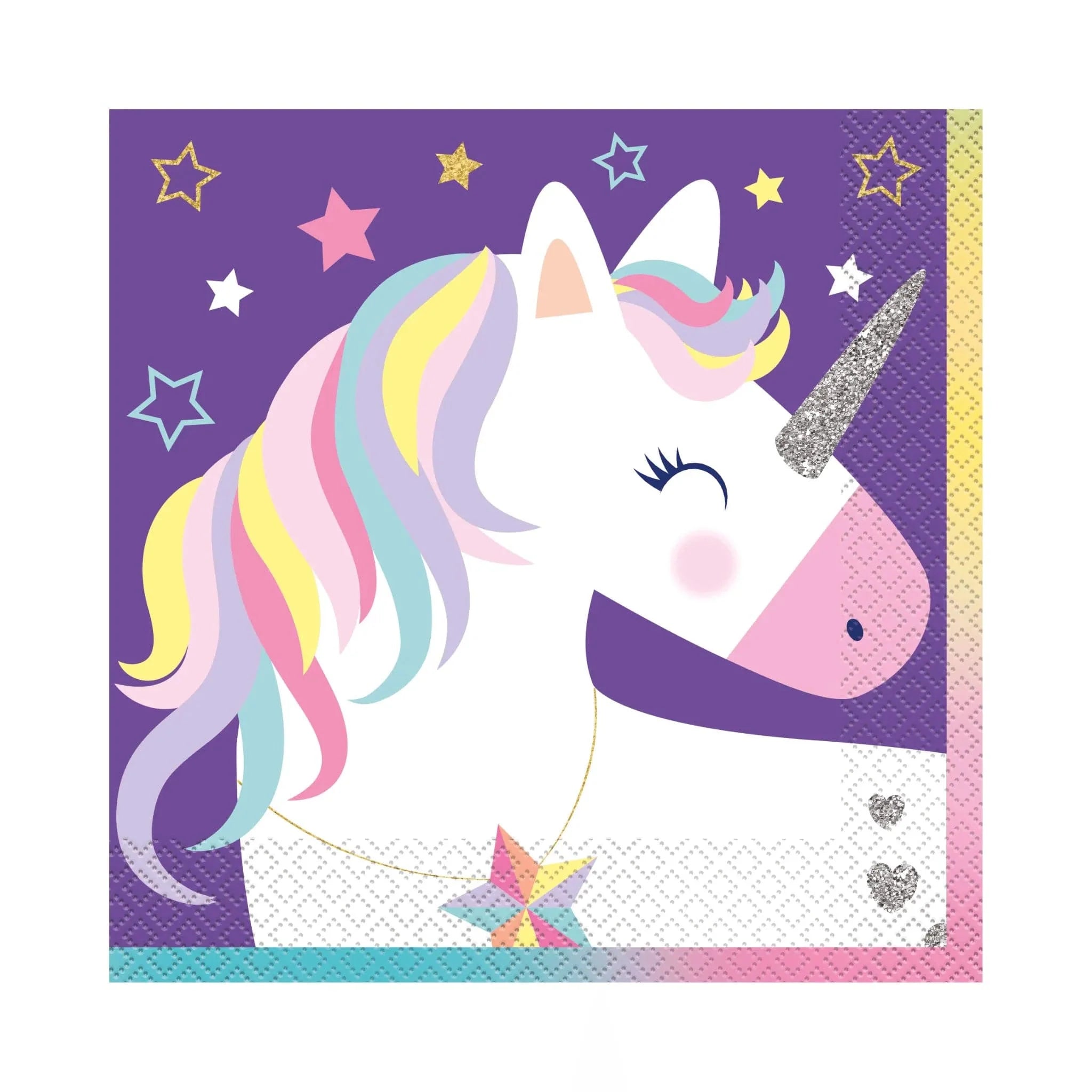 Unicorn Luncheon Napkins 16pk - Kids Party Craft