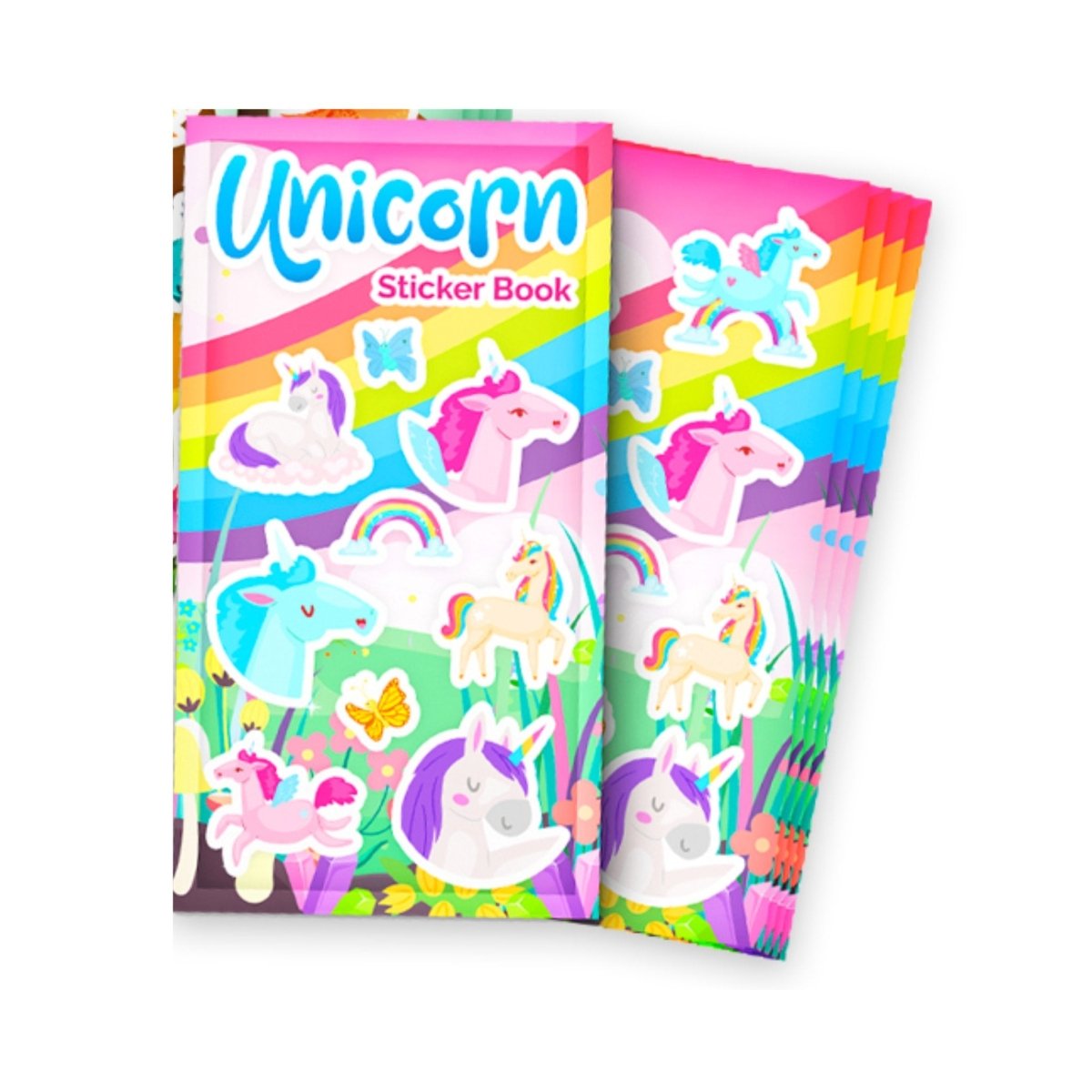 Unicorn Mini Sticker Book (12 sheets) - Kids Party Craft