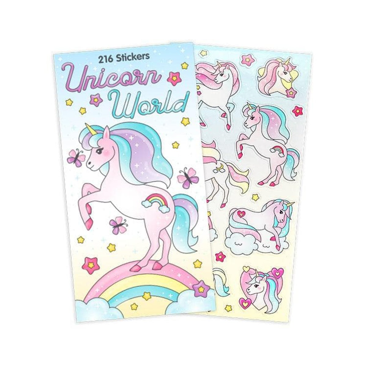 Unicorn Mini Sticker Book ( 12 Sheets ) - Kids Party Craft