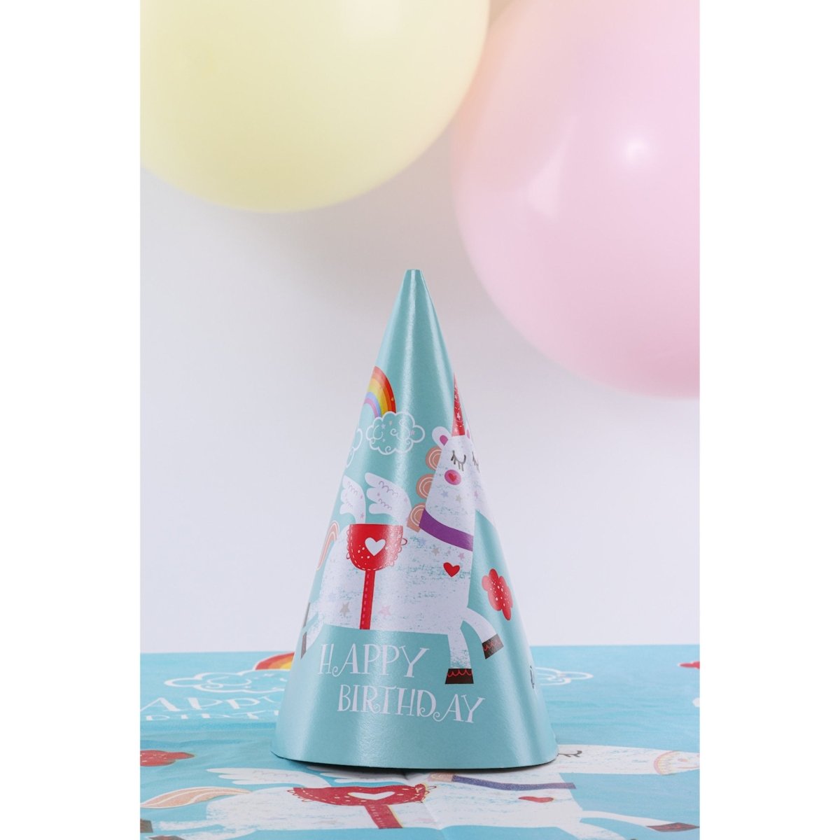 Unicorn Paper Party Hats 12pk - Kids Party Craft