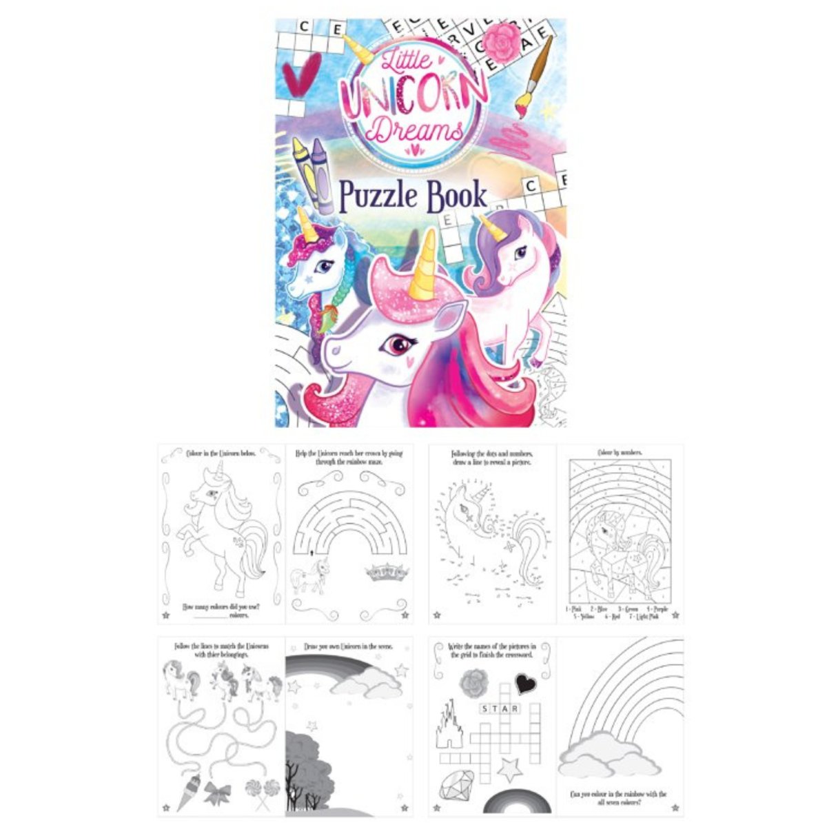 Unicorn Party Bag Fillers Bundle 36 Pack