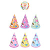 Unicorn Party Cone Hat 6pcs (16.5cm) - Kids Party Craft