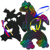 Unicorn Scratch Art Shapes x 6 - Kids Party Craft