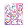 Unicorn Sticker Sheet (10cm x 11.5cm) - Kids Party Craft