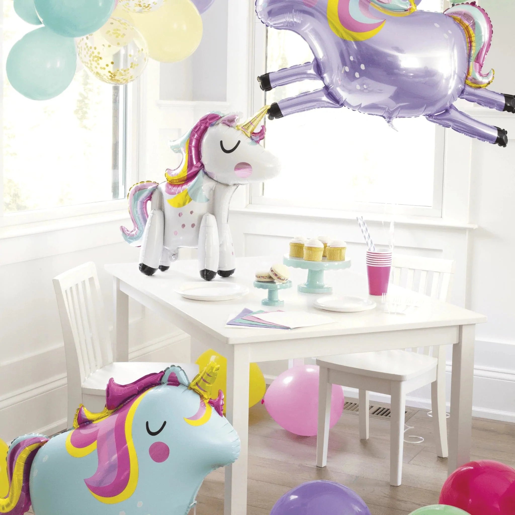 Unicorn Sticker Sheets 4pk - Kids Party Craft
