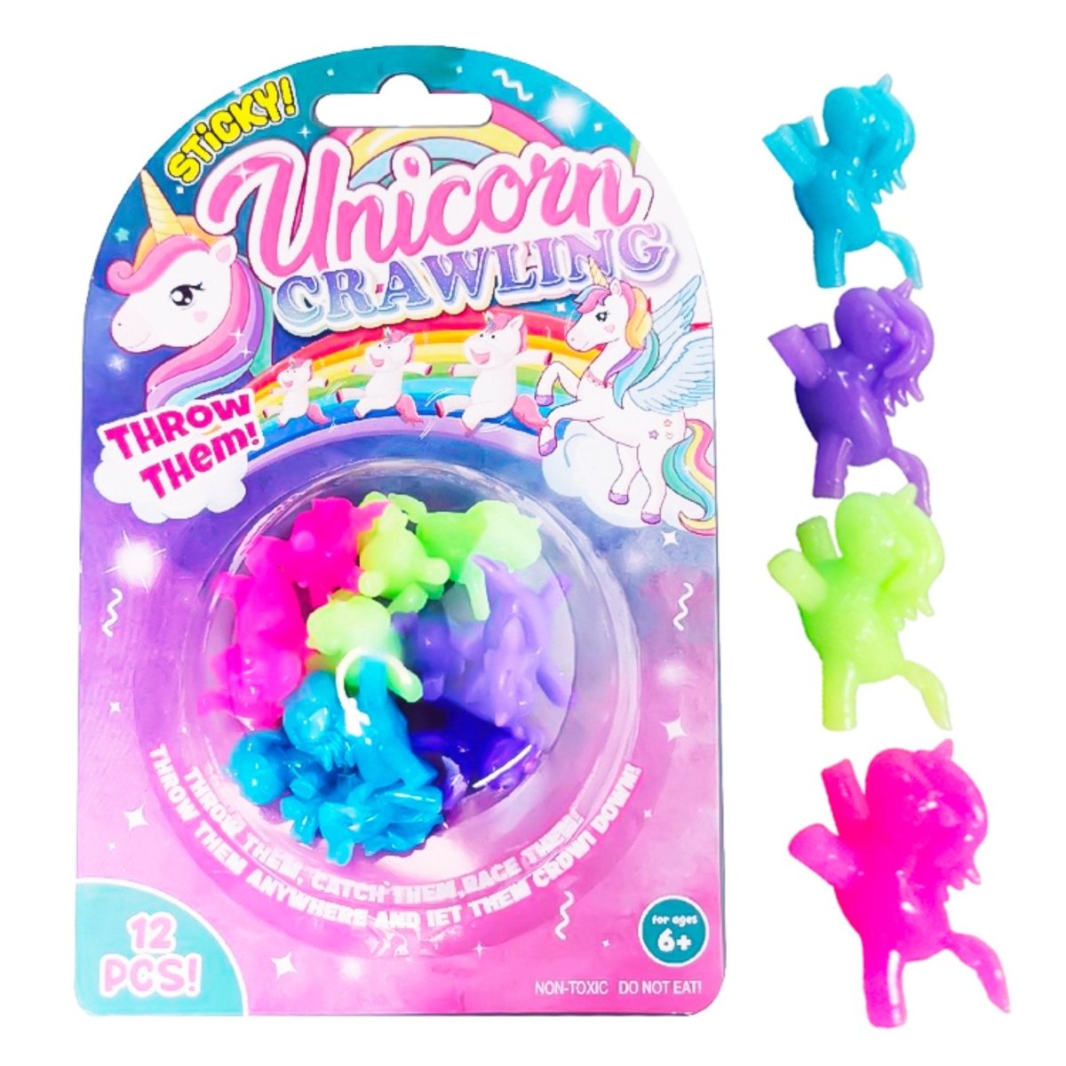 Unicorn Sticky Crawler Set - Kids Party Craft