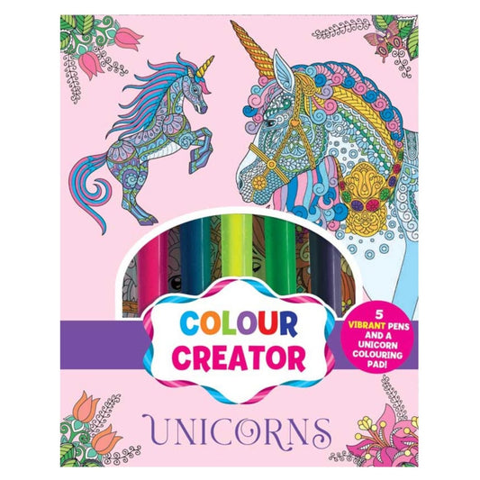 Unicorns Colour Creations Kit - Kids Party Craft