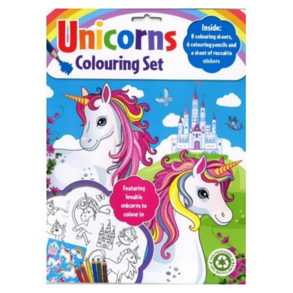 Ids Colouring Unicorns Colouring Set - Kids Party Craft | Kids Party Craft