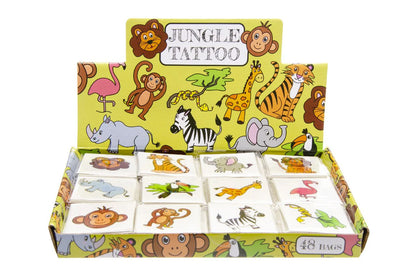 12 Piece Jungle Tattoos