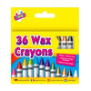 Wax Crayons Set (36 Assorted) - Kids Party Craft