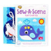 Whale Sew a Scene Craft Kit - Kids Party Craft