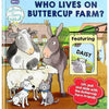 Who Lives On Buttercup Farm Hardback Book - Kids Party Craft