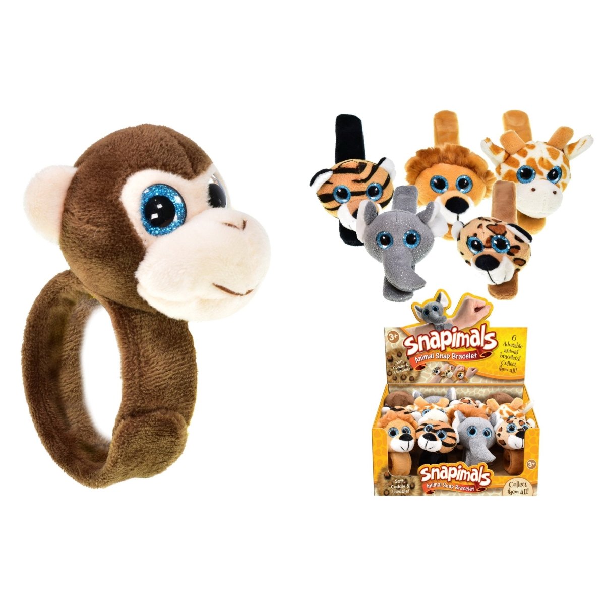 Wild Animal Snap Bracelet - Kids Party Craft