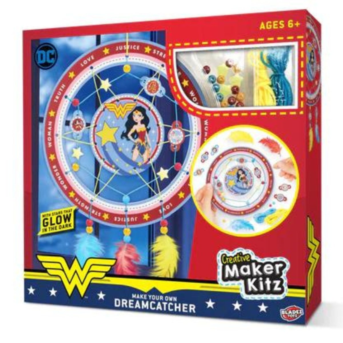 Wonder Woman Make Your Own Dreamcatcher - Kids Party Craft