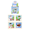 Wooden Christmas Mini Jigsaw Puzzle (11cm) - Kids Party Craft